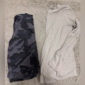 Women’s gym tank and women’s long sleeve